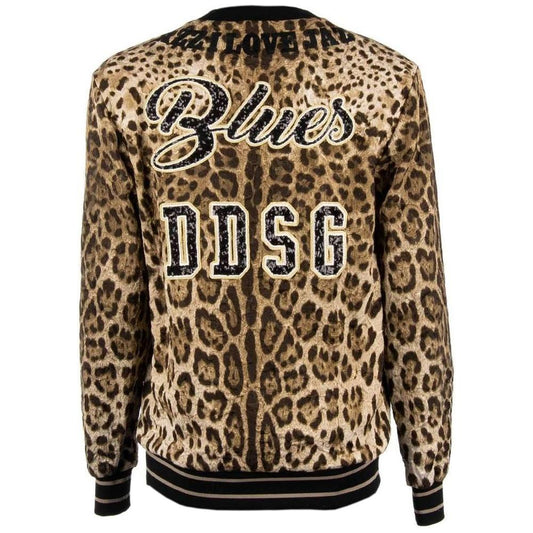 Dolce & GabbanaEmbellished Leopard Print SweatshirtMcRichard Designer Brands£899.00
