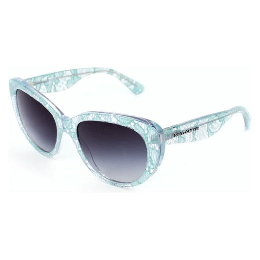 Dolce & Gabbana | Elegant Transparent Turquoise Weave Sunglasses| McRichard Designer Brands   