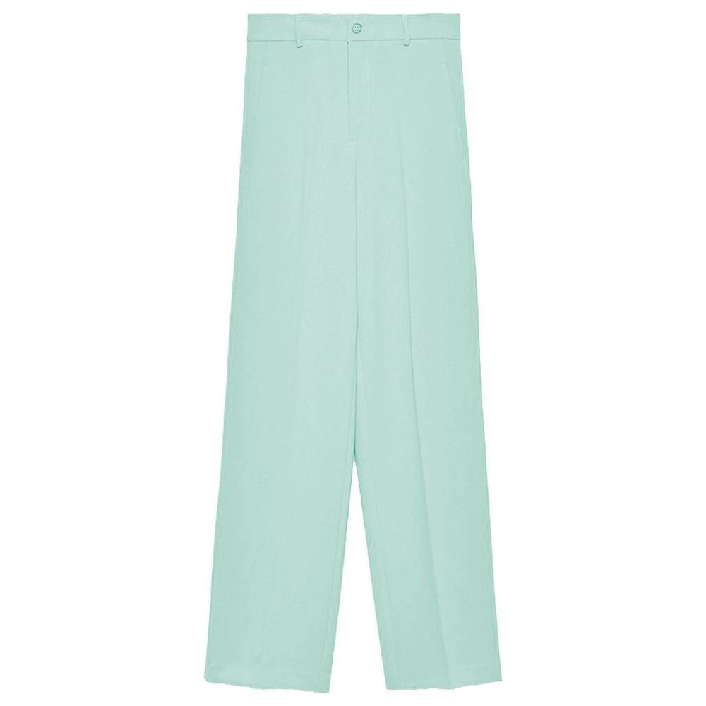 Hinnominate Chic Crepe Straight Trousers in Lush Green chic-crepe-straight-trousers-in-lush-green