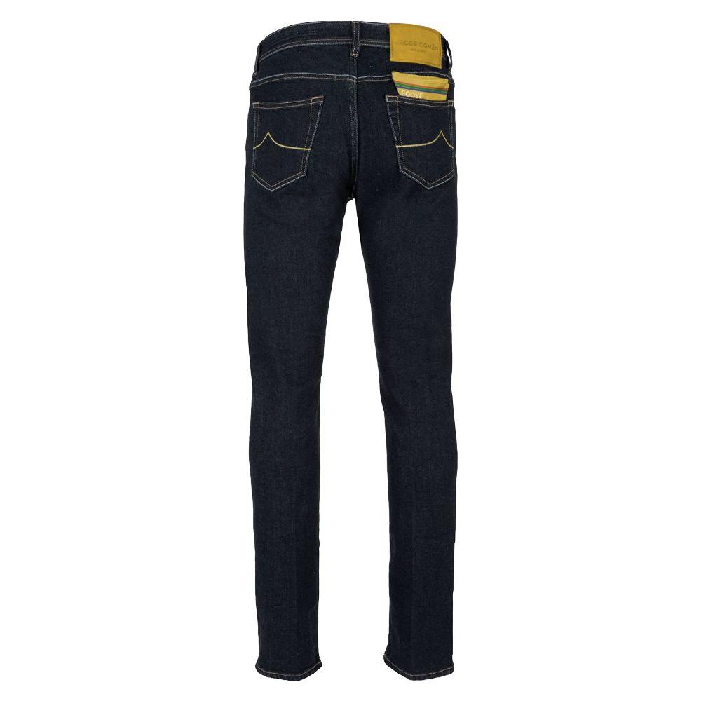 Jacob Cohen Elegant Slim Fit Dark Blue Designer Jeans elegant-slim-fit-dark-blue-designer-jeans