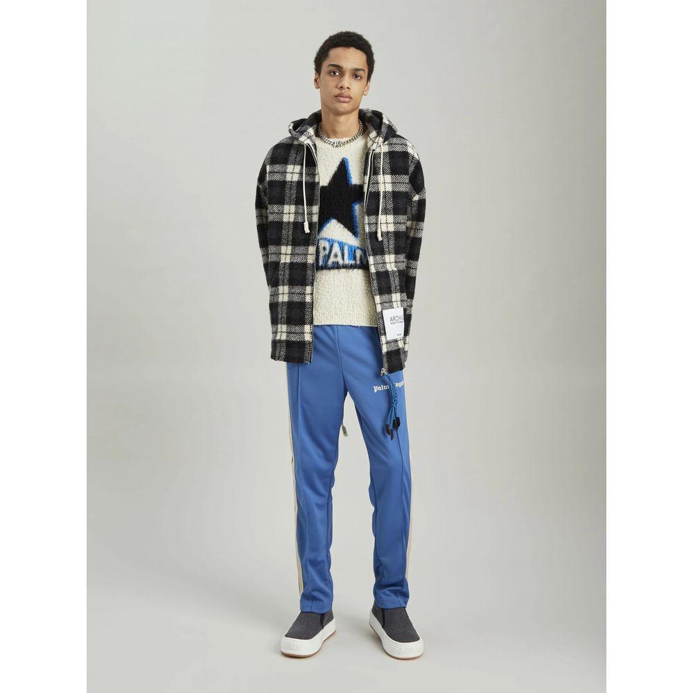Palm Angels Archival Check Cashmere Hooded Jacket archival-check-cashmere-hooded-jacket