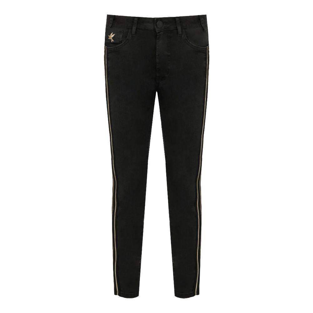 One Teaspoon Black Cotton Jeans & Pant black-cotton-jeans-pant-22