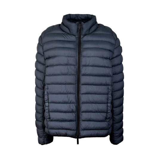 Centogrammi Chic Blue Padded Zip Vest for Men blue-nylon-jacket-2
