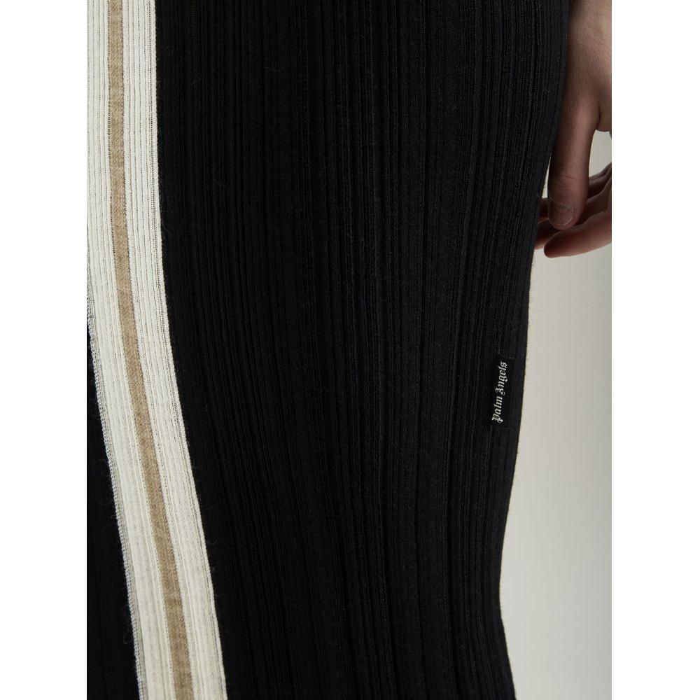 Palm Angels Sleeveless Long Knit Dress with Stripe Detail sleeveless-long-knit-dress-with-stripe-detail