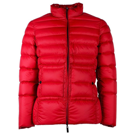 Centogrammi Reversible Red Nylon Duck Down Jacket red-nylon-jackets-coat-4