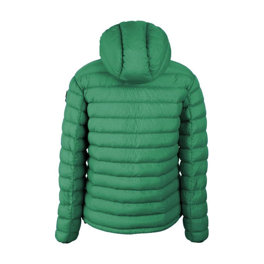 CentogrammiChic Hooded Down Nylon Jacket in Lush GreenMcRichard Designer Brands£189.00
