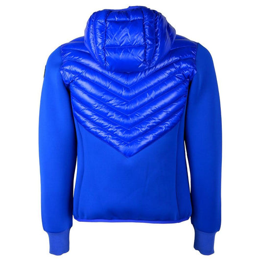 CentogrammiChic Blue Nylon Down Jacket with Stretch SleevesMcRichard Designer Brands£179.00