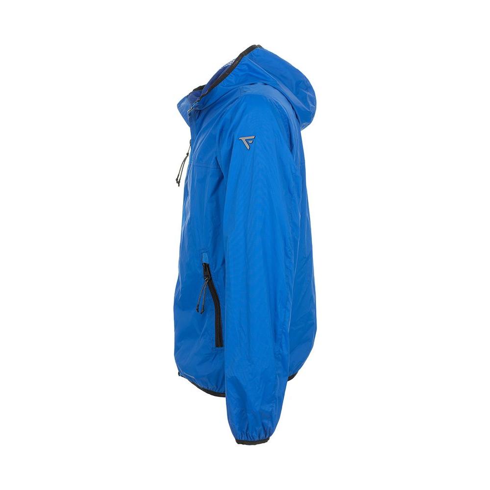 Fred Mello Sleek Light Blue Technical Jacket sleek-light-blue-technical-jacket