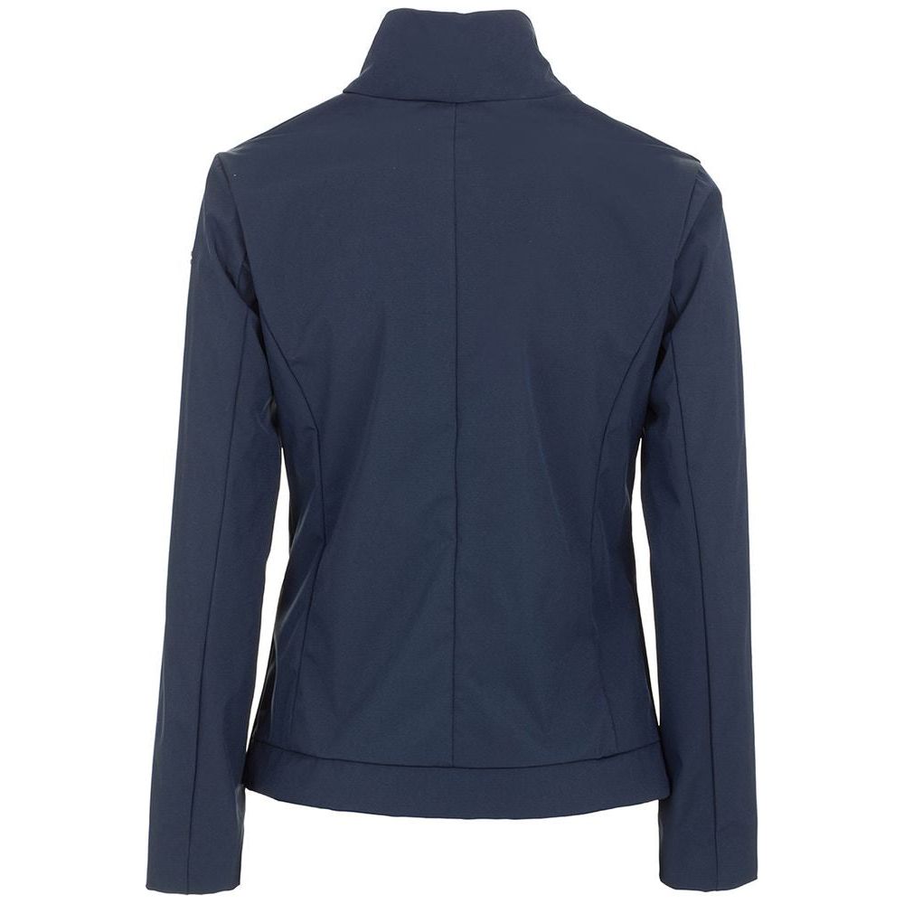 Fred Mello Chic Blue Technical Fabric Jacket chic-blue-technical-fabric-jacket