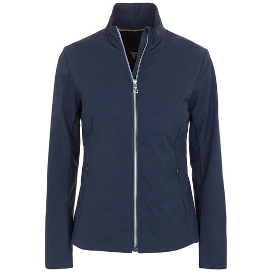 Chic Blue Technical Fabric Jacket