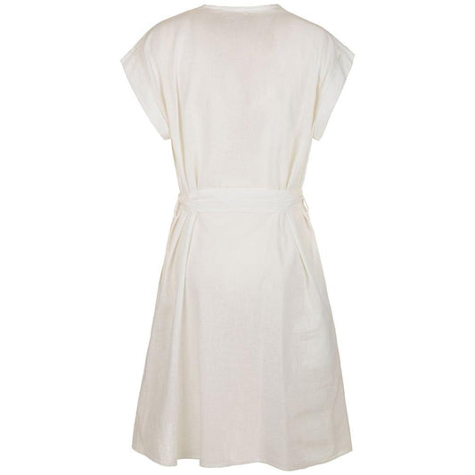 Fred Mello Chic Sleeveless Cotton-Linen Dress chic-sleeveless-cotton-linen-dress