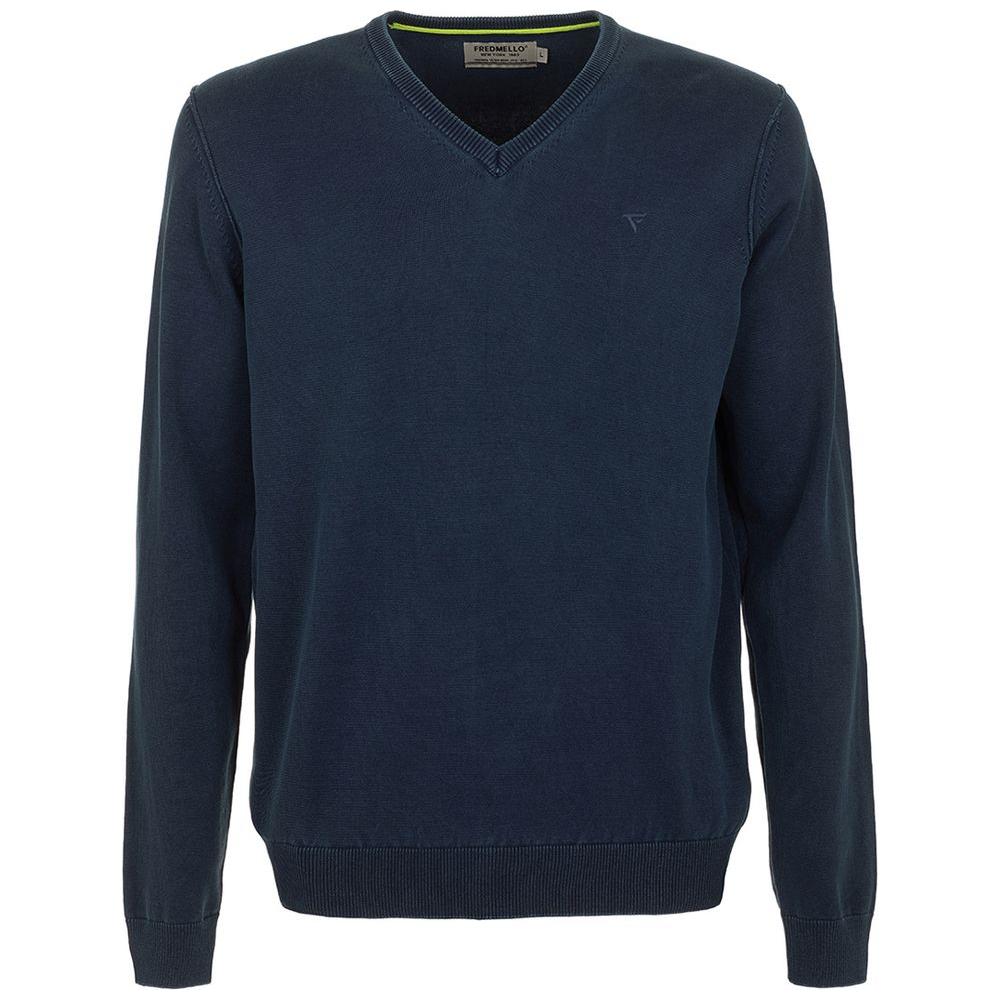 Fred MelloChic V-Neck Cotton Sweater in BlueMcRichard Designer Brands£79.00