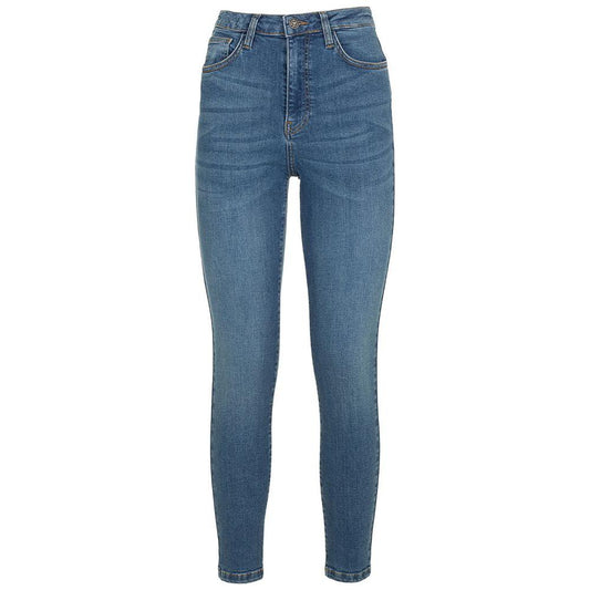 Fred Mello Chic Medium Blue Skinny Jeans for Women chic-medium-blue-skinny-jeans-for-women