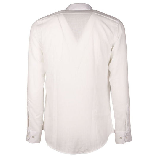 Made in Italy White Cotton Shirt white-cotton-shirt-43