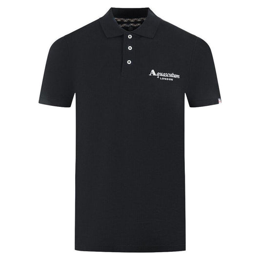 Aquascutum Elegant Contrast Logo Cotton Polo Shirt elegant-contrast-logo-cotton-polo-shirt