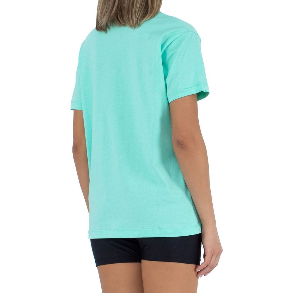 Hinnominate Embossed Cotton Jersey Top green-cotton-tops-t-shirt