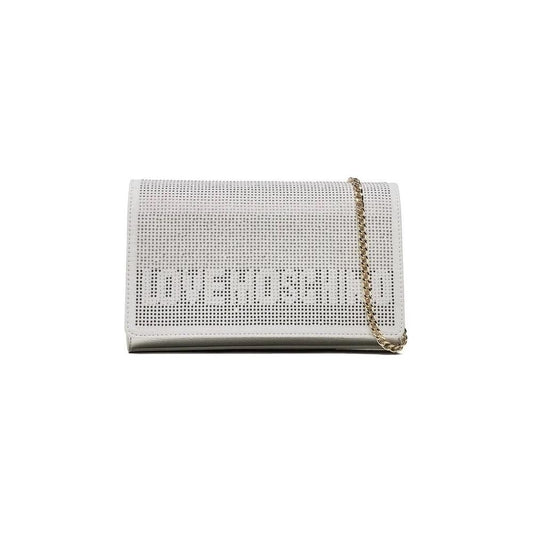 Love Moschino | Chic Rhinestone-Embellished Faux Leather Shoulder Bag| McRichard Designer Brands   