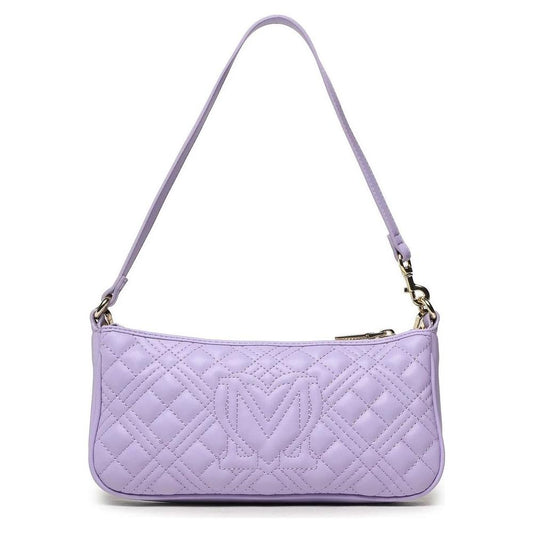 Love Moschino Chic Purple Faux Leather Shoulder Bag chic-purple-faux-leather-shoulder-bag