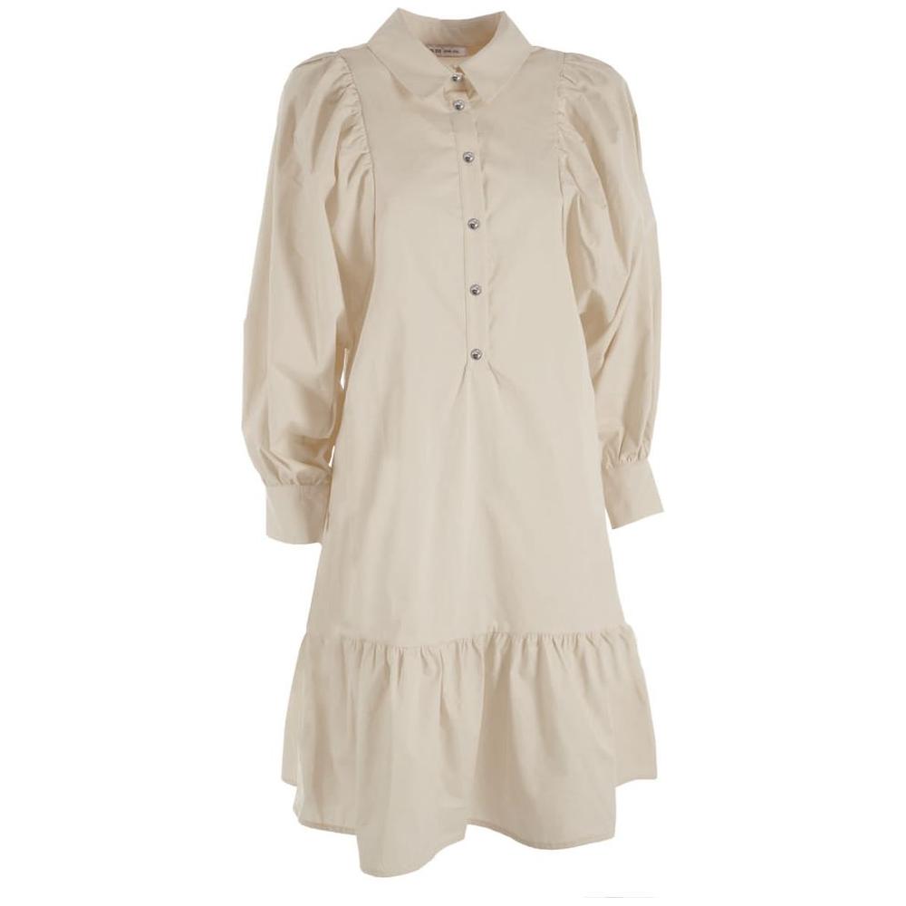 Yes ZeeBeige Cotton Dress with Gathered SleevesMcRichard Designer Brands£99.00