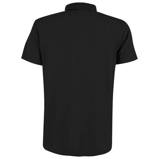 Sleek Black Polo with Stretch Comfort