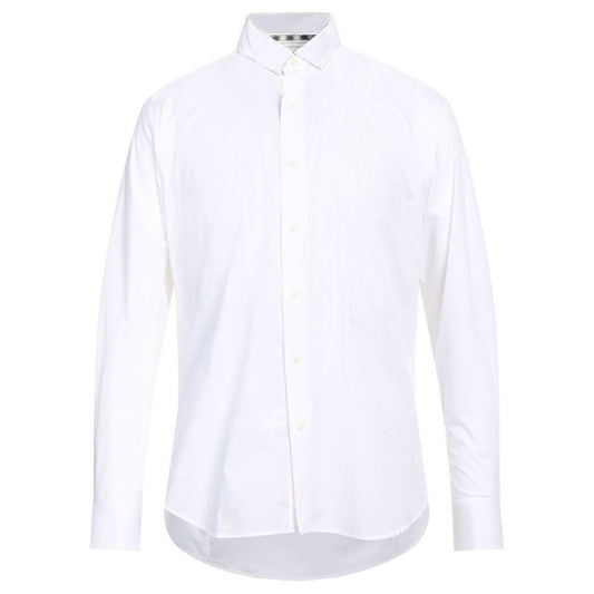 AquascutumElegant White Cotton Blend ShirtMcRichard Designer Brands£109.00