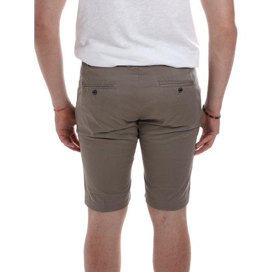 Yes Zee Chic Gray Four-Pocket Bermuda Shorts gray-cotton-short