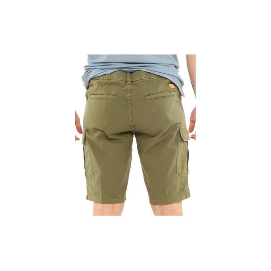 Yes Zee Chic Cargo Bermuda Shorts in Green green-cotton-short-4