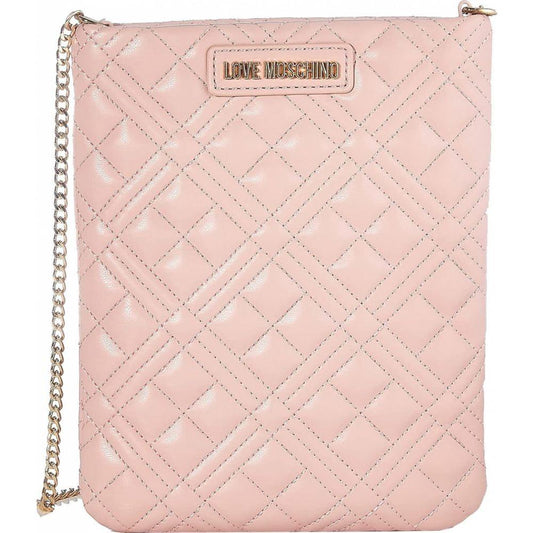 Love Moschino Chic Pink Faux Leather Crossbody Elegance chic-pink-faux-leather-crossbody-elegance