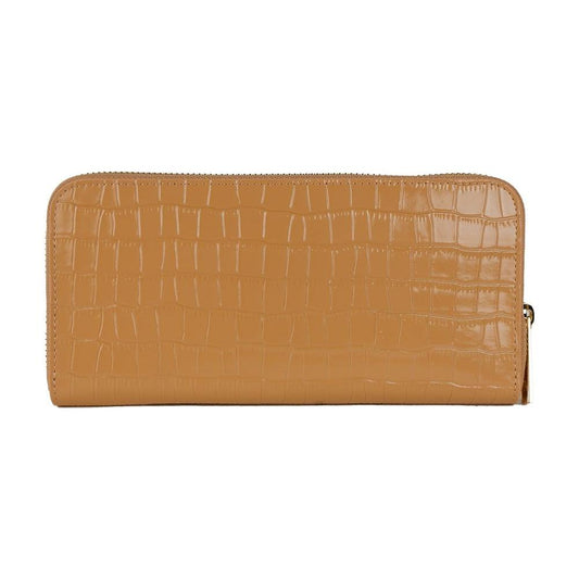 Elegant Croco Print Leather Wallet
