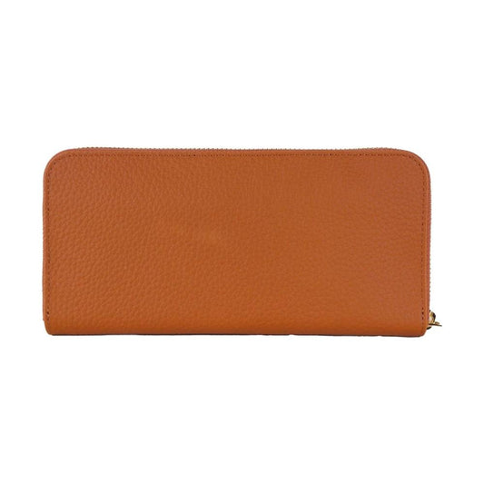 Baldinini TrendElegant Orange Leather Wallet with ZipperMcRichard Designer Brands£149.00