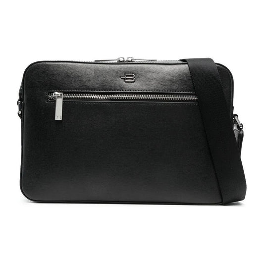 Baldinini Trend Sleek Grained Calfskin Shoulder Bag black-leather-di-calfskin-shoulder-bag