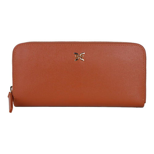 Elegant Leather Zippered Wallet