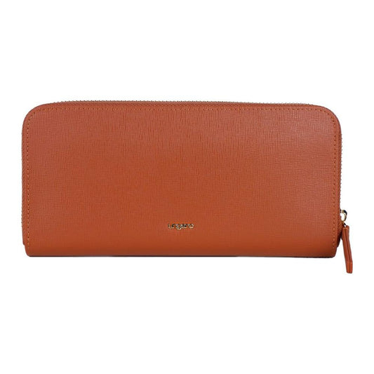 Ungaro Elegant Leather Zippered Wallet brown-leather-wallet-4