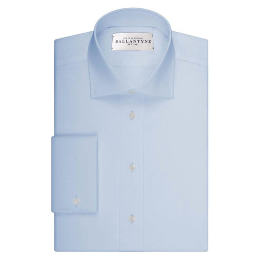Elegant Light Blue Cotton Men's Shirt Ballantyne