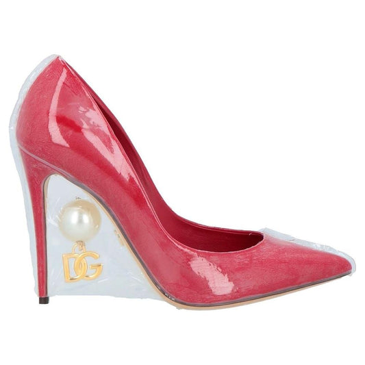 Dolce & Gabbana | Pink Leather Di Calfskin Pump| McRichard Designer Brands   