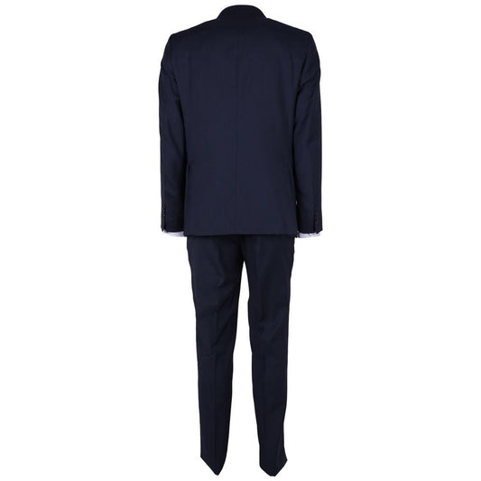 Made in Italy Elegant Navy Blue Virgin Wool Men's Suit blue-wool-vergine-suit-5