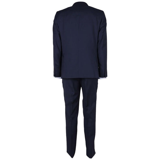 Made in Italy Sleek Sapphire Wool Men's Suit blue-wool-vergine-suit-4