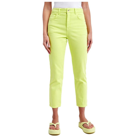Patrizia Pepe | Green Cotton Jeans & Pant| McRichard Designer Brands   