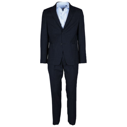 Made in Italy Blue Wool Vergine Suit blue-wool-vergine-suit-7