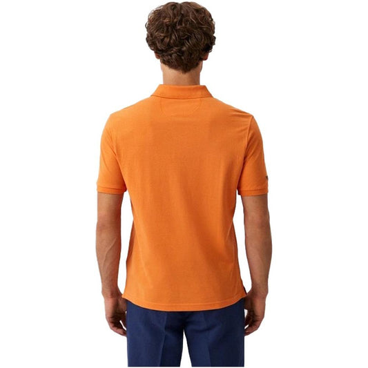 La Martina Chic Orange Cotton Polo for the Iconic Gentleman orange-cotton-polo-shirt-3