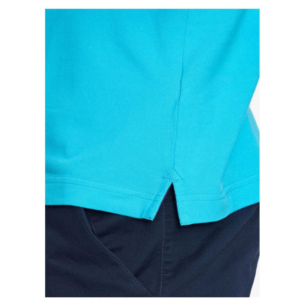 La Martina Elegant Stretch Cotton Pique Polo Shirt light-blue-cotton-polo-shirt-5