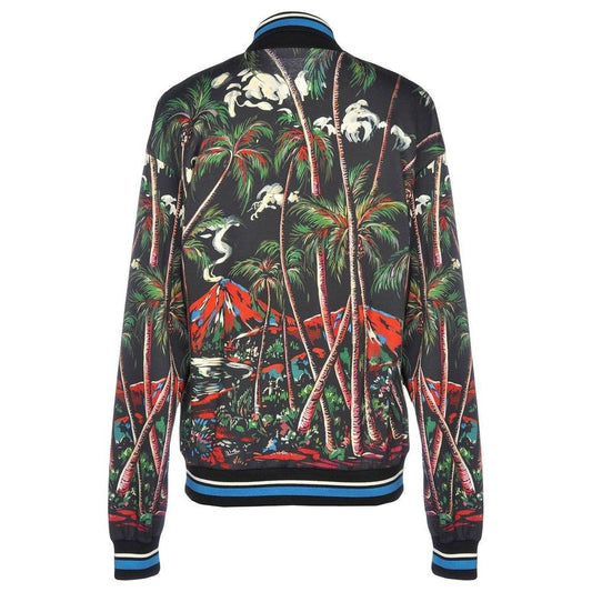 Dolce & Gabbana Elegant Silk-Lined Multicolor Jacket elegant-silk-lined-multicolor-jacket