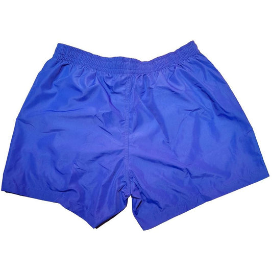 La Martina Chic Blue Striped Men's Swim Shorts blue-polyester-swimwear-12