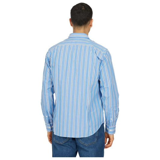 Elegant Striped Cotton Poplin Shirt