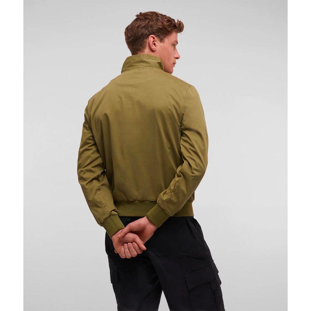 RefrigiwearElegant Green Cotton Bomber Jacket for MenMcRichard Designer Brands£179.00