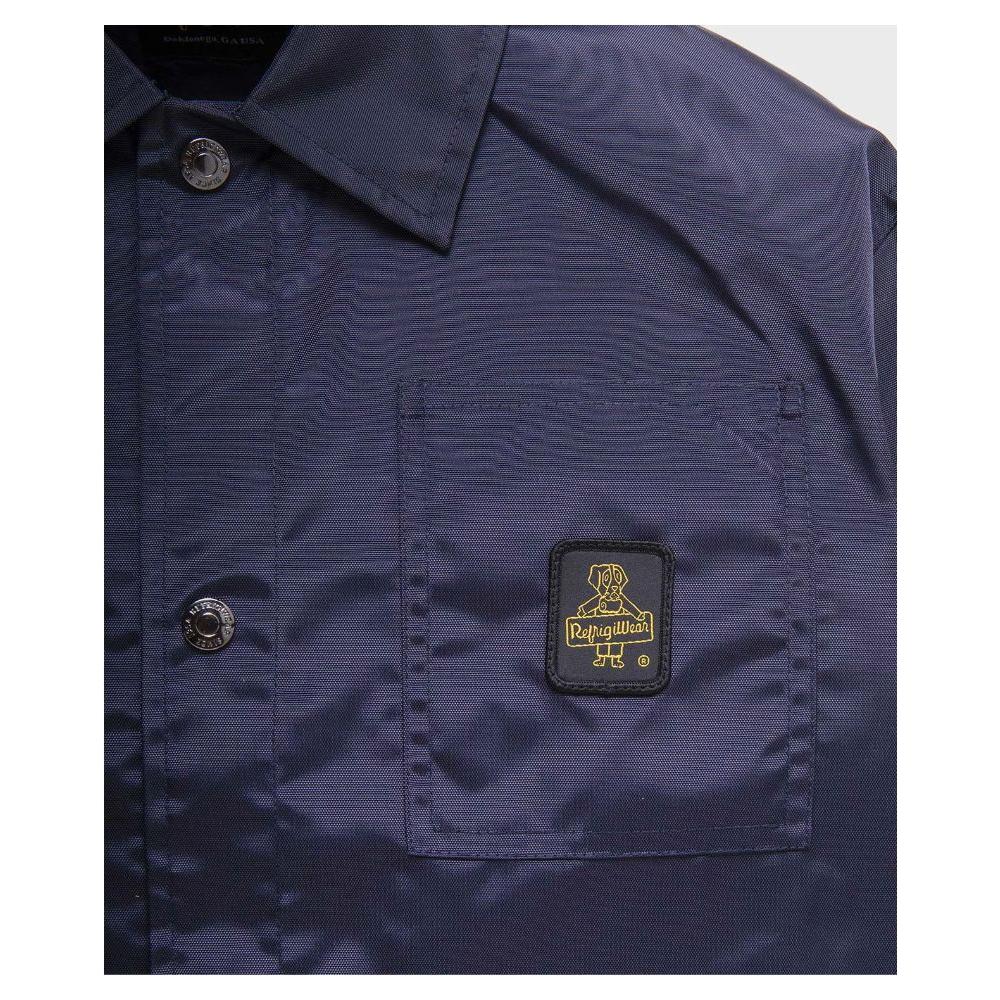 Refrigiwear Blue Polyamide Jacket blue-polyamide-jacket-1