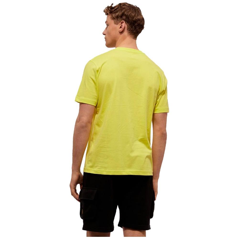 Refrigiwear Embossed Logo Cotton T-Shirt in Yellow embossed-logo-cotton-t-shirt-in-yellow
