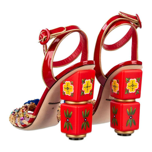 Dolce & Gabbana | Sicilian Elegance Leather Clogs| McRichard Designer Brands   