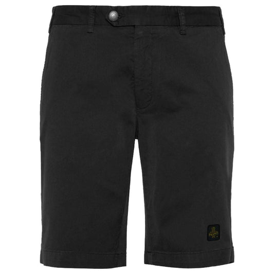Refrigiwear Elegant Beige Bermuda Shorts with Logo Patch elegant-beige-bermuda-shorts-with-logo-patch-2