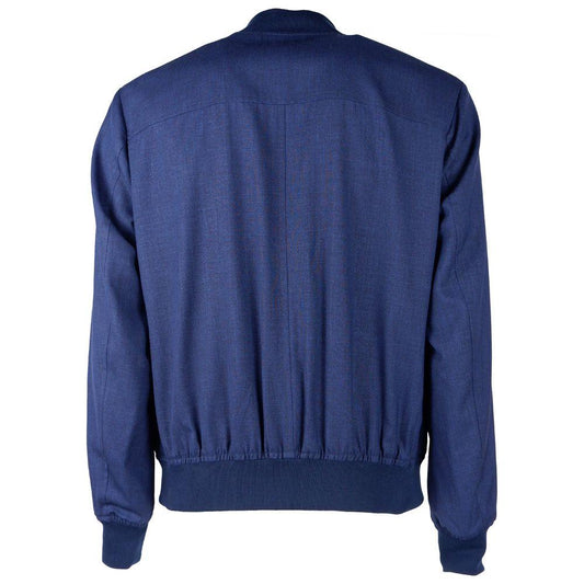 Made in Italy | Elegant Wool Blend Two-Pocket Jacket| McRichard Designer Brands   